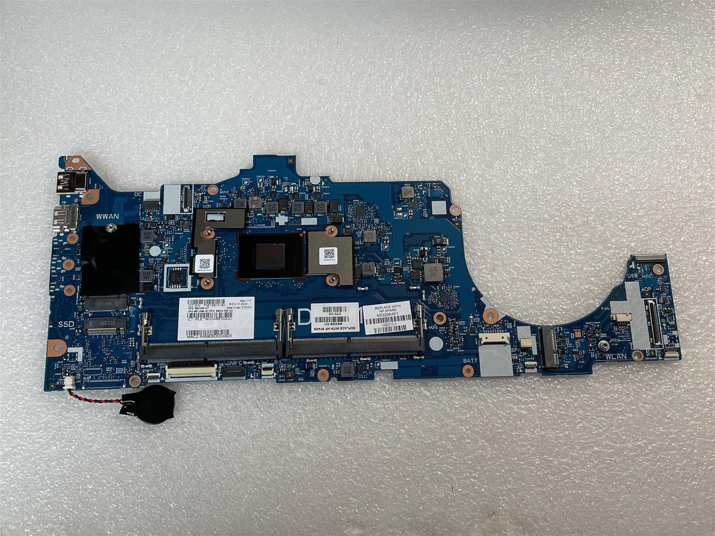 For HP EliteBook 855 G8 Motherboard M53299-001 AMD Ryzen 3 PRO 5450U UMA NEW - UPS Worldwide Express -  Delivered By:  10:30 am Monday  24 March 2025   Guaranteed