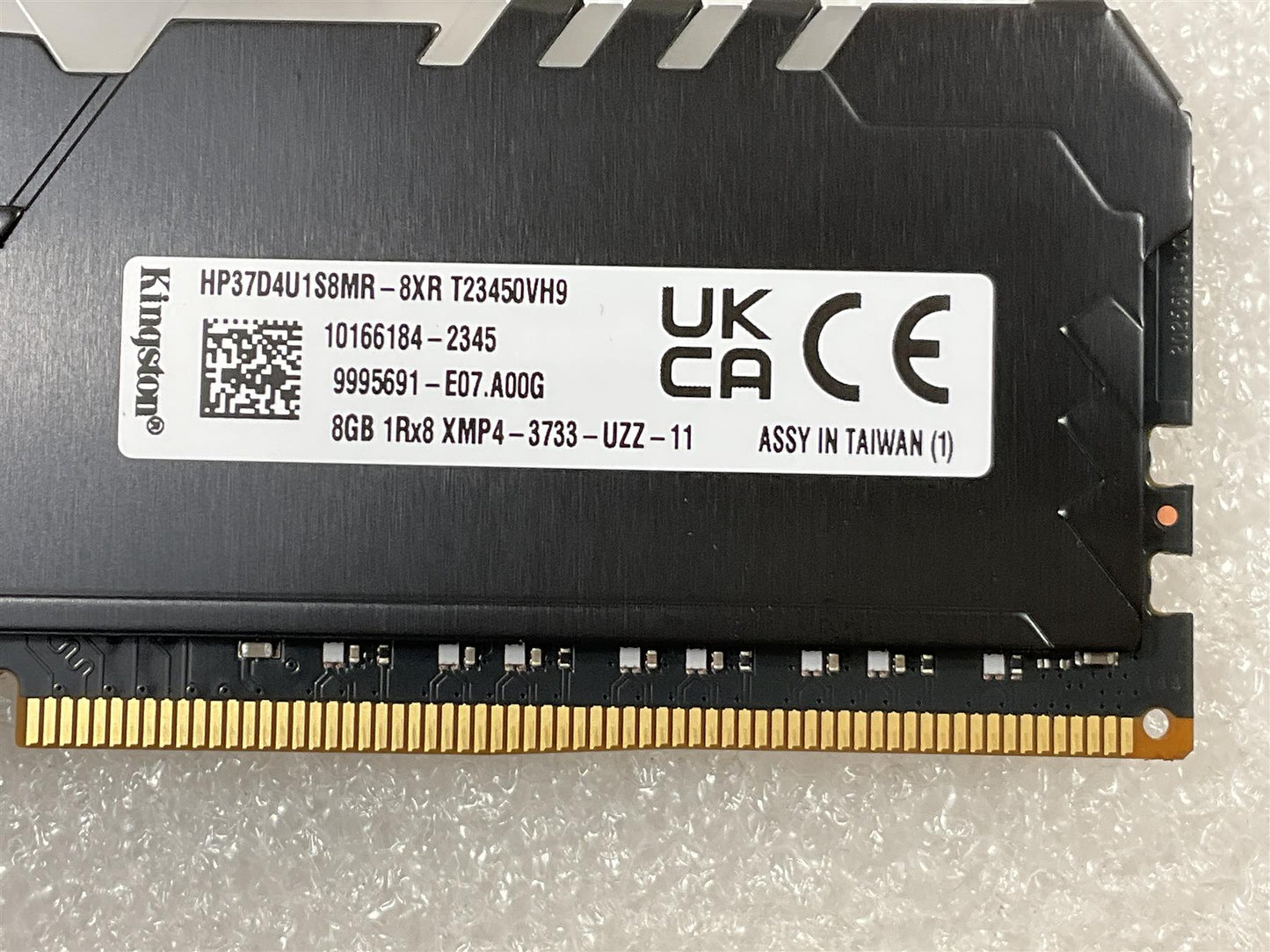 HP M27296-H71 Kinsgton HP37D4U1S8MR-8XR 8GB 3733 DDR4 Ram Memory Hyperx Fury