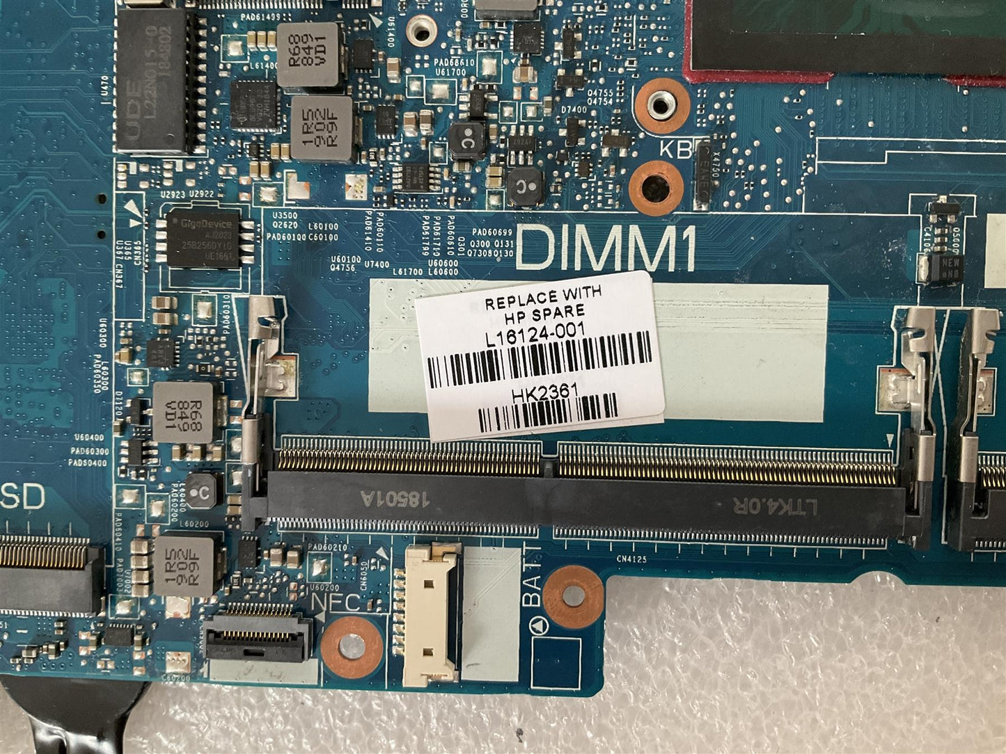 for HP ZBook 14u 15u G5 L16124-001 601 Intel Core I7-8550U DSC Motherboard NEW