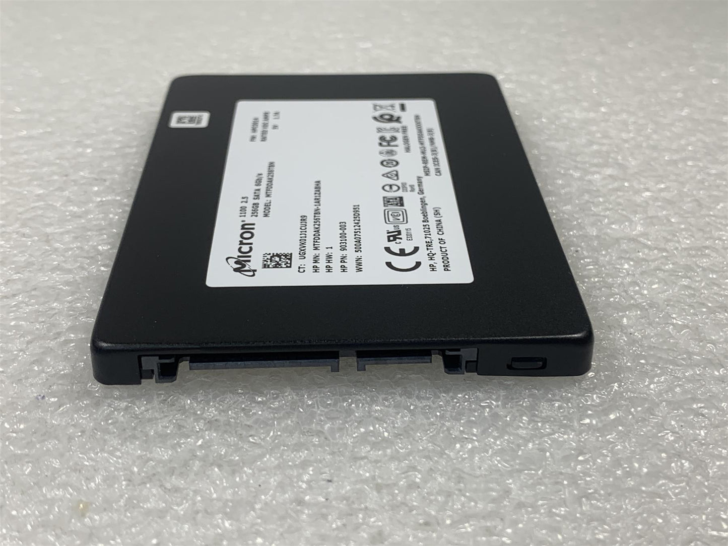 HP 792829-001 Micron MTFDDAK256TBN 1100 2.5 inch 256GB Solid State Drive 903100
