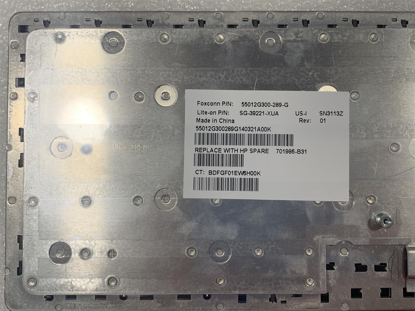 Genuine HP EliteBook 8570p 8570 Laptop Notebook 701986-B31 English Keyboard Brand NEW