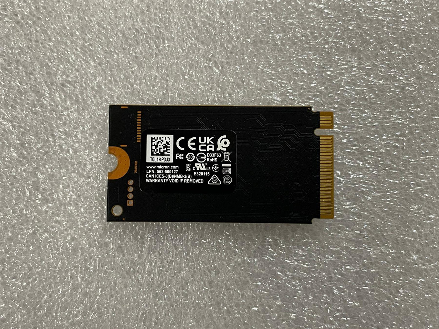 Micron 2550 M.2 NVMe SSD Solid State Drive PCIe Gen 4x4 256GB MTFDKCD256TGE NEW