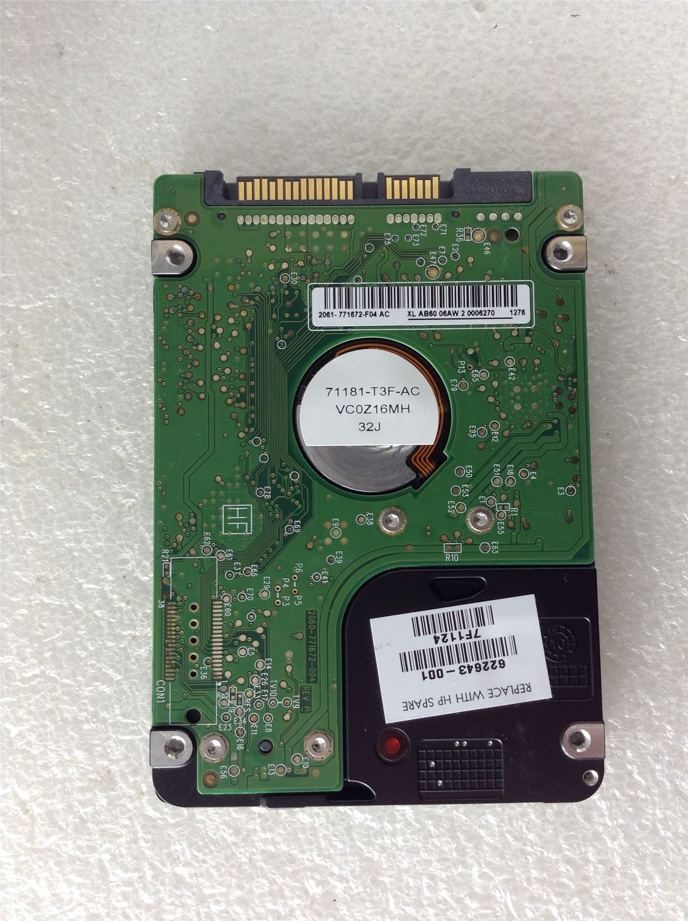 Hard Disk Drive HDD spares parts FAULTY WESTERN DIGITAL 320GB WD3200BEVT-60A23T0
