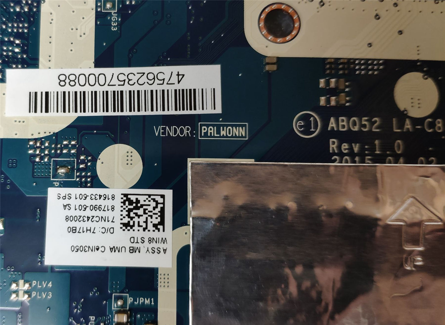 HP 250 G4 MotherBoard Mainboard 816433-501 817990-501 816433 001 ( sending 816434-001 816434-601 ) 501 601 NEW