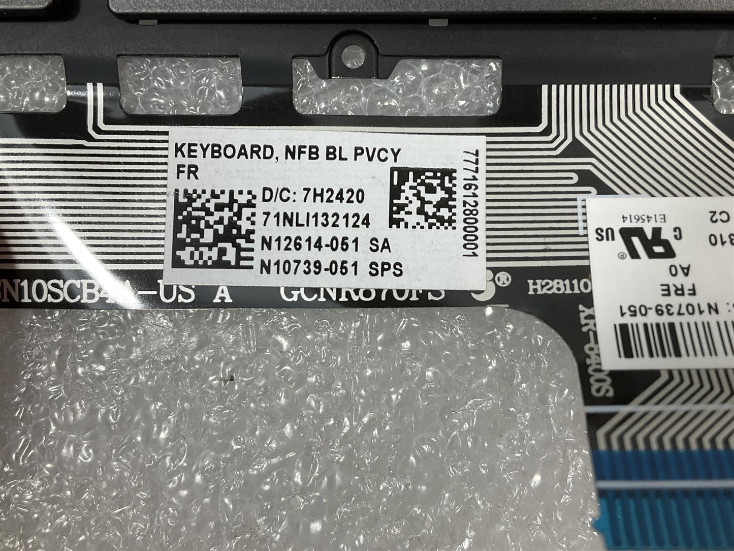 for HP Spectre X360 14-EF N12614-051 N10739-051 France French FR Keyboard NEW