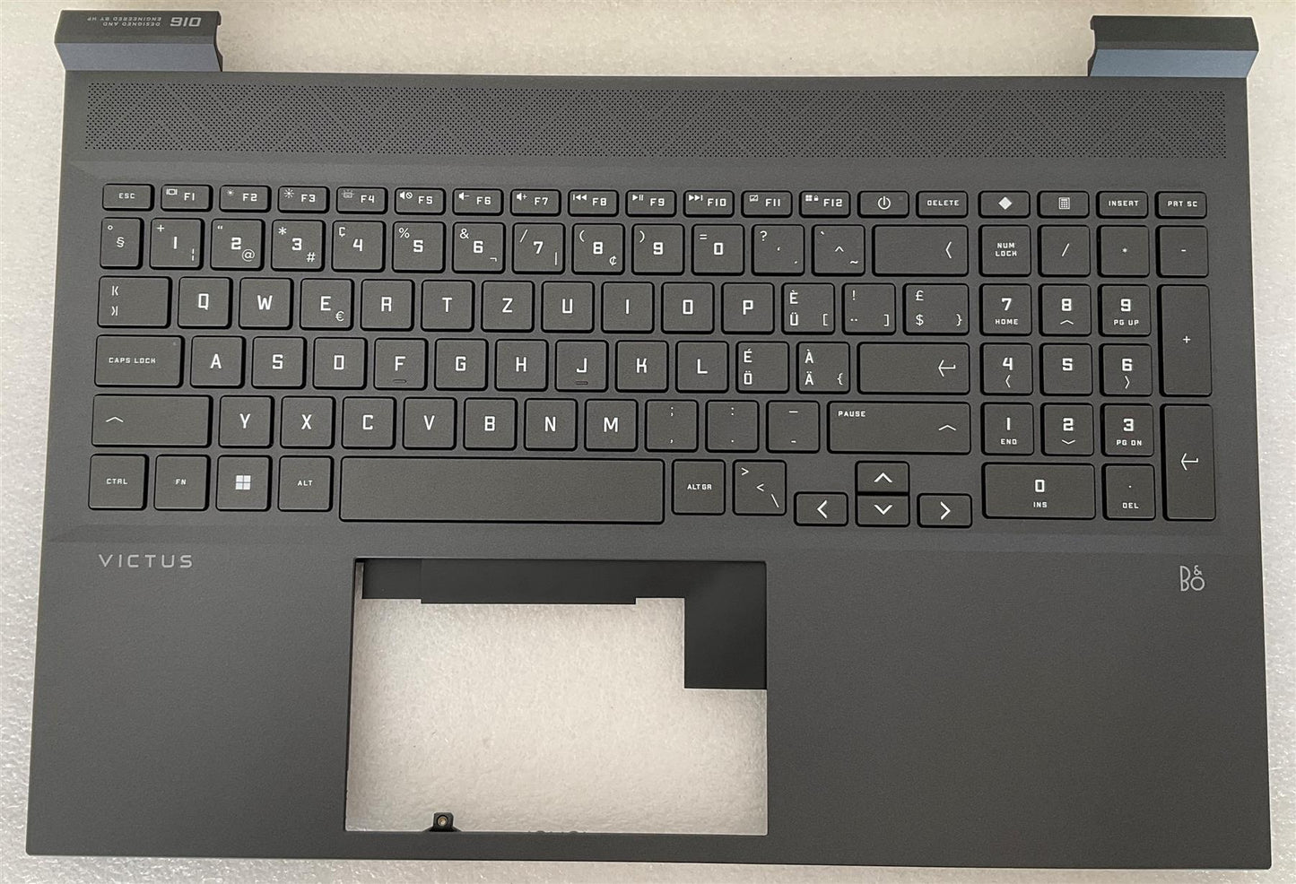 HP VICTUS 16-D 16-E M75709-BG1 M54738-BG1 SWISS Switzerland Keyboard Palmrest