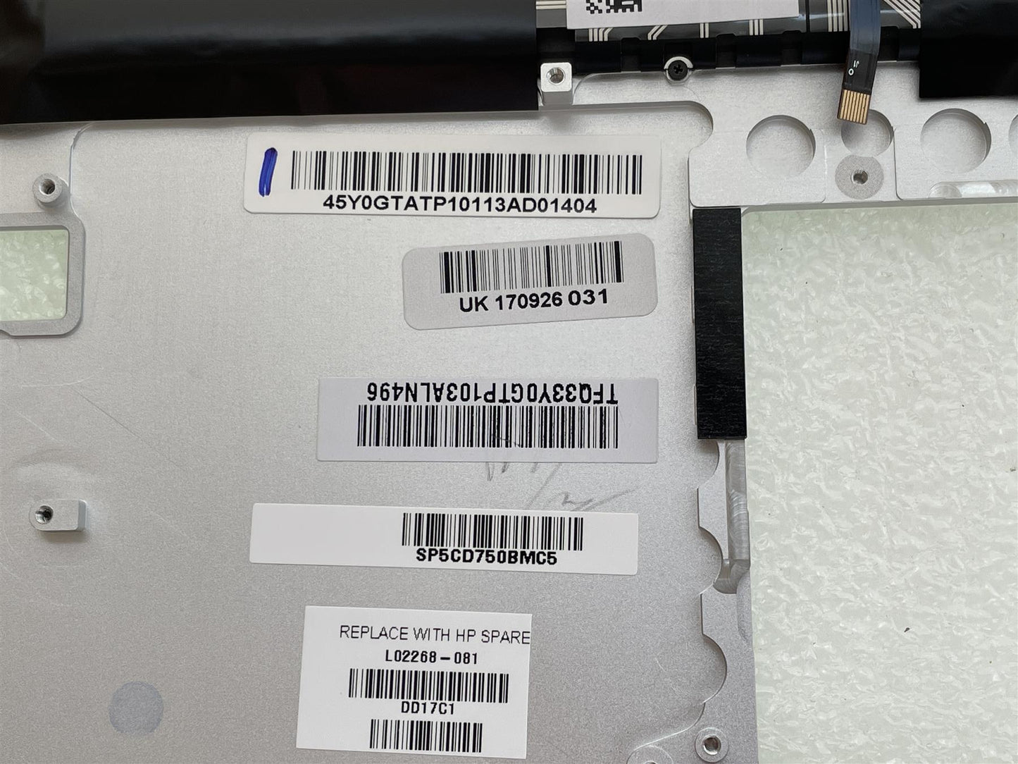 For HP EliteBook 1040 G4 L02268-081 Keyboard Palmrest Danish Genuine NEW