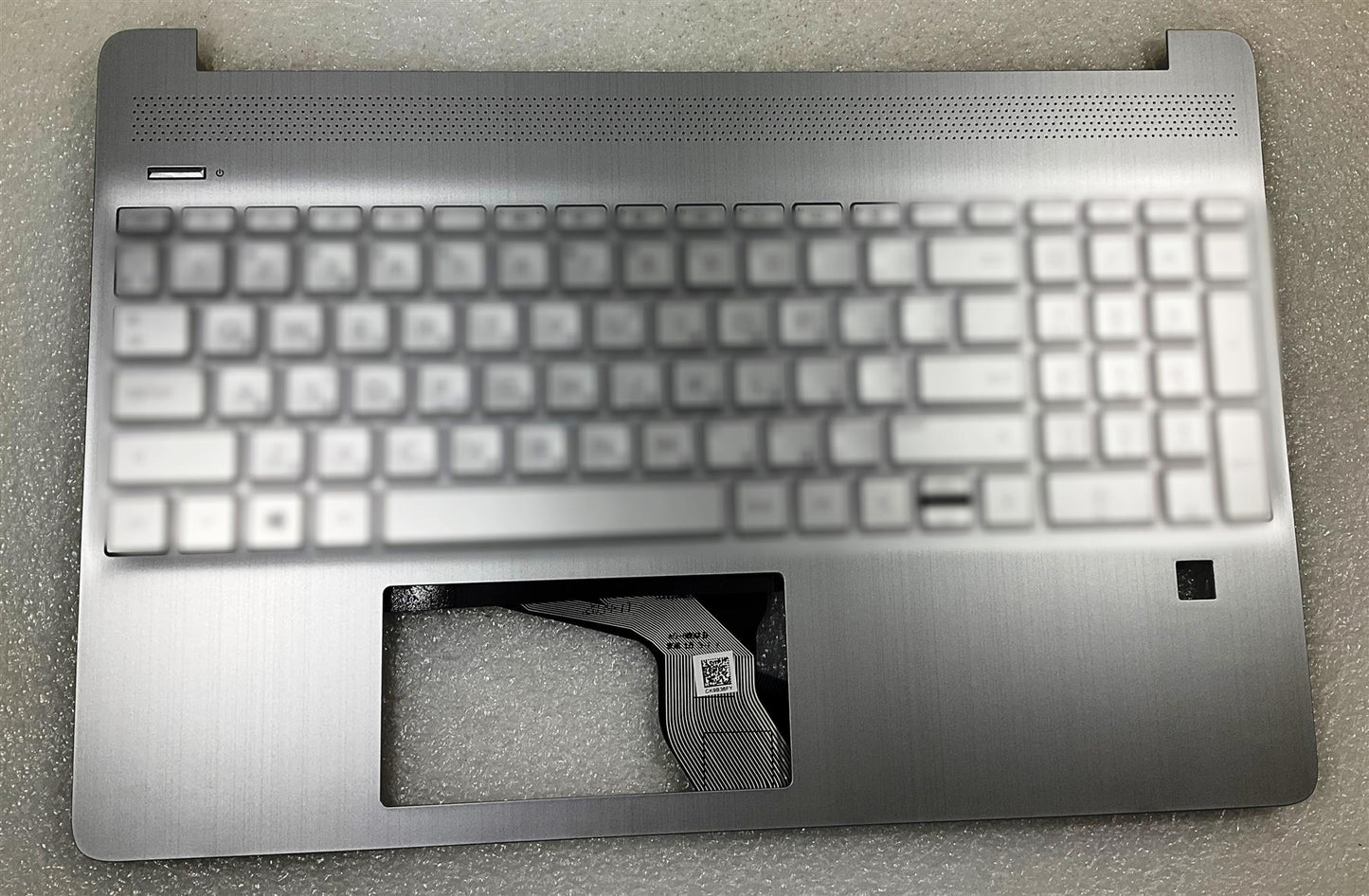 HP 15S-EQ 15-DY 15-EF L68124-031 UK English Keyboard Palmrest With Stickers NEW