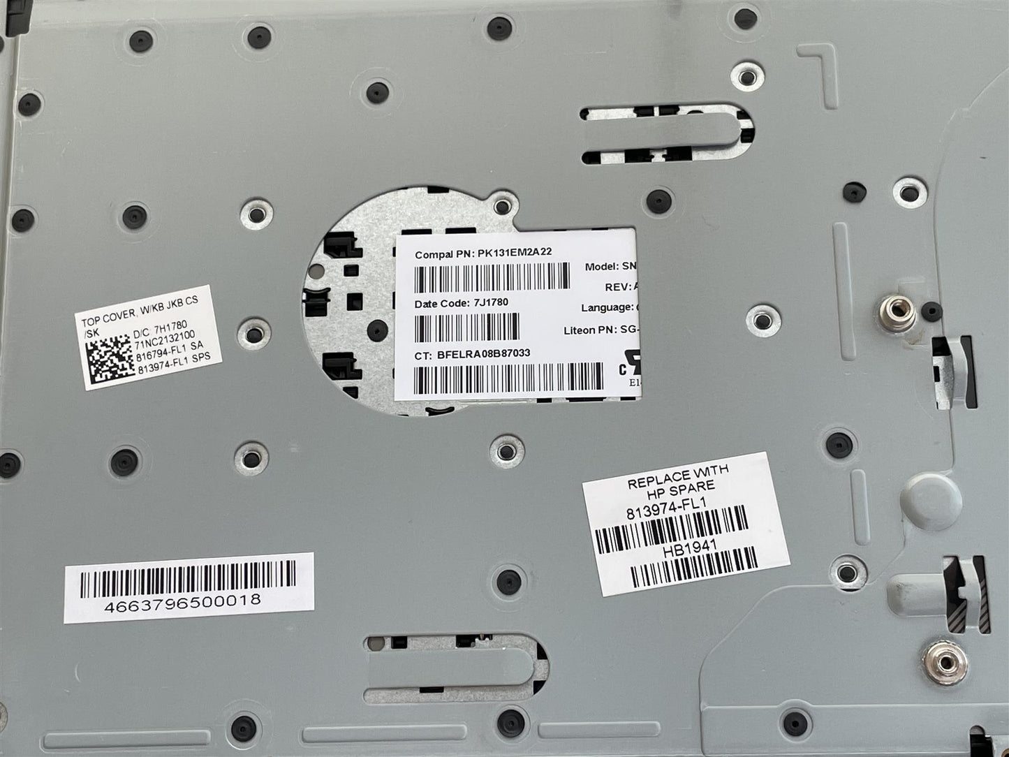 For HP 255 G4 250 G4 813974-FL1 Keyboard Palmrest Czech Slovakia Genuine NEW