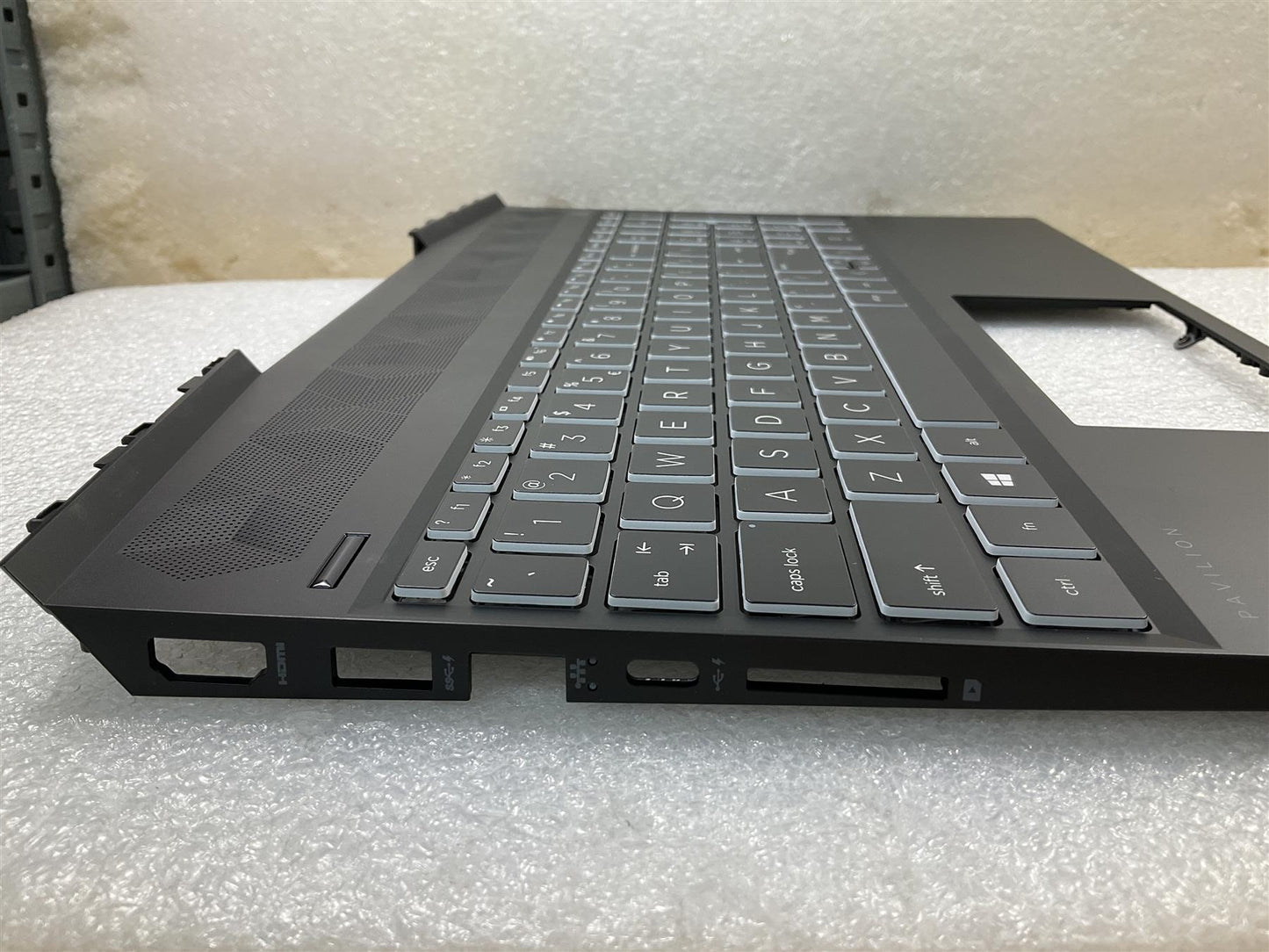 HP Pavilion 15-DK L58828-B31 L57595-B31 US International Keyboard Palmrest NEW