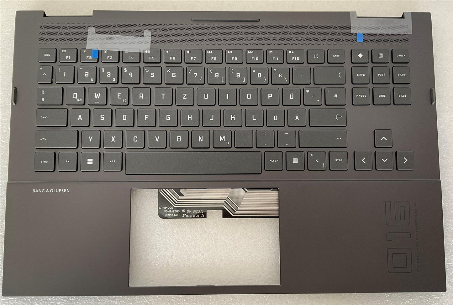 For HP OMEN 16-C M76273-041 M57199-041 German GR Keyboard Palmrest Genuine NEW