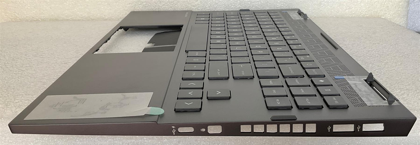 HP OMEN 15-EN 15Z-N M47718-B31 M46183-B31 M47718-001 M46183-001 US International English Keyboard Palmrest 4-zone lighting Backlit Back lighting BL NEW