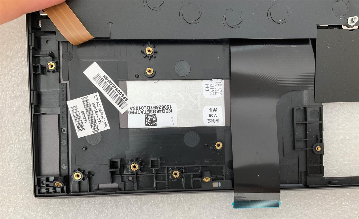 For HP OMEN 15-EN 15Z-N M47718-071 M46183-071 Spanish Palmrest Keyboard NEW