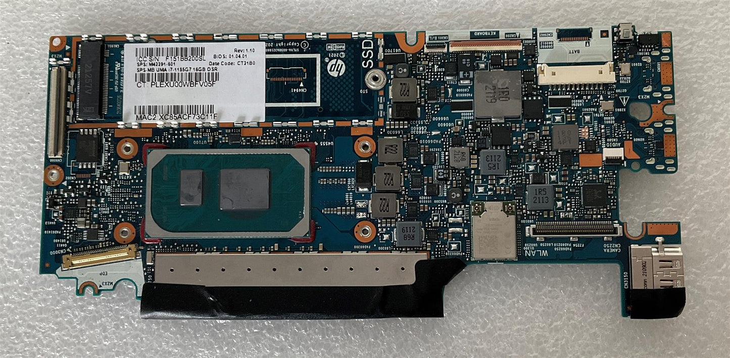 for HP Elite Dragonfly G2 M42291-001 Intel Core UMA Motherboard - READ We are sending M42283