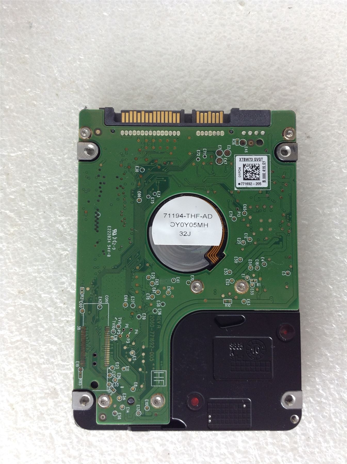 Hard Disk Drive HDD spares parts FAULTY WESTERN DIGITAL 500GB WD5000BPVT-22HXZT1