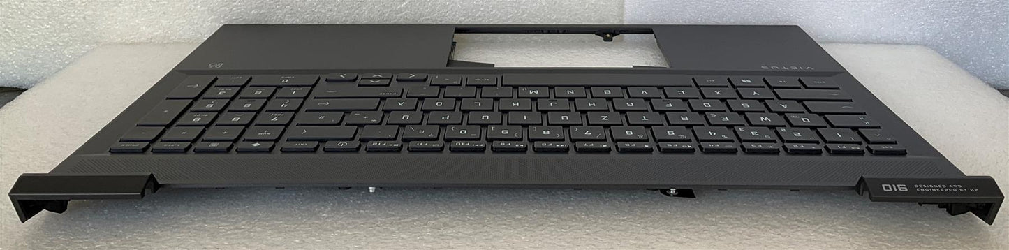 HP VICTUS 16-D 16-E M76862-041 M75757-041 German GR Keyboard Palmrest NEW