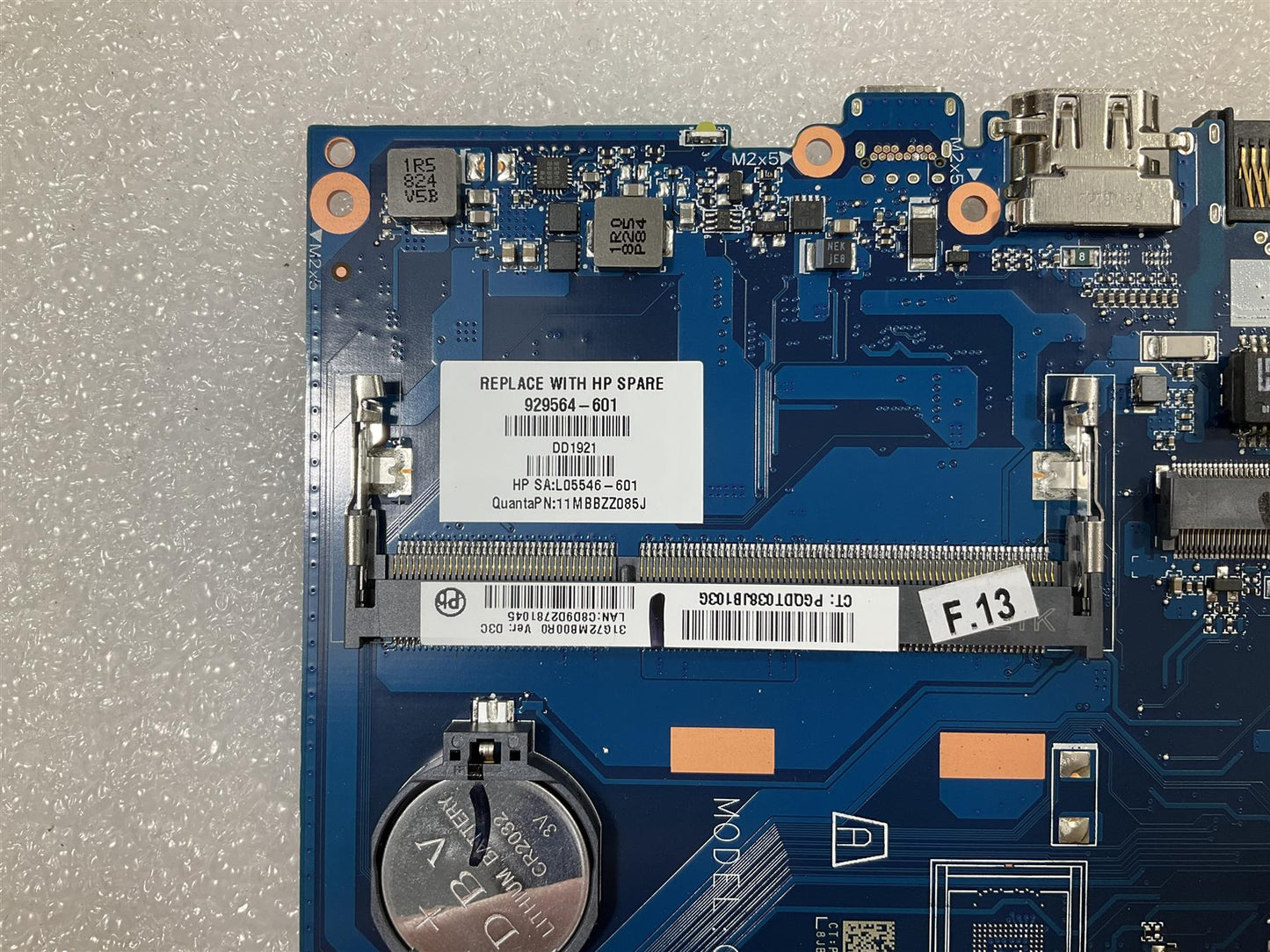 HP 14-BP 14-BK Laptop L05546-601 929564-601 Intel Processor N3710 Motherboard