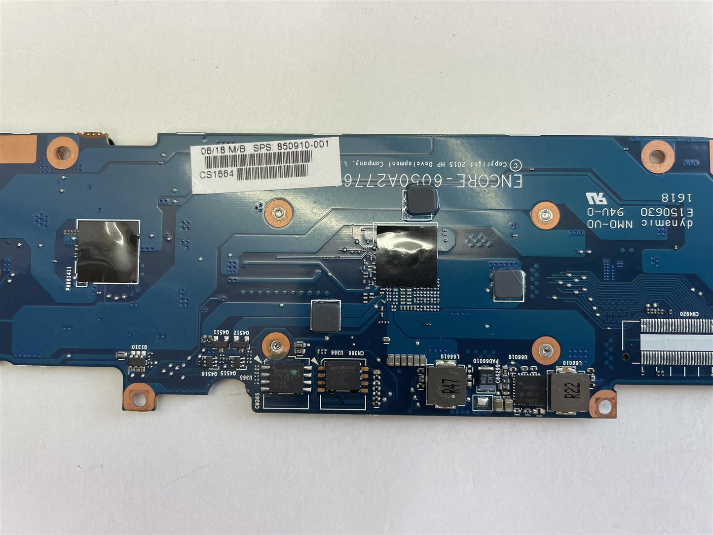 HP EliteBook Folio G1 850910-001 Motherboard 855564-001 UMA m7-6Y75 8GB