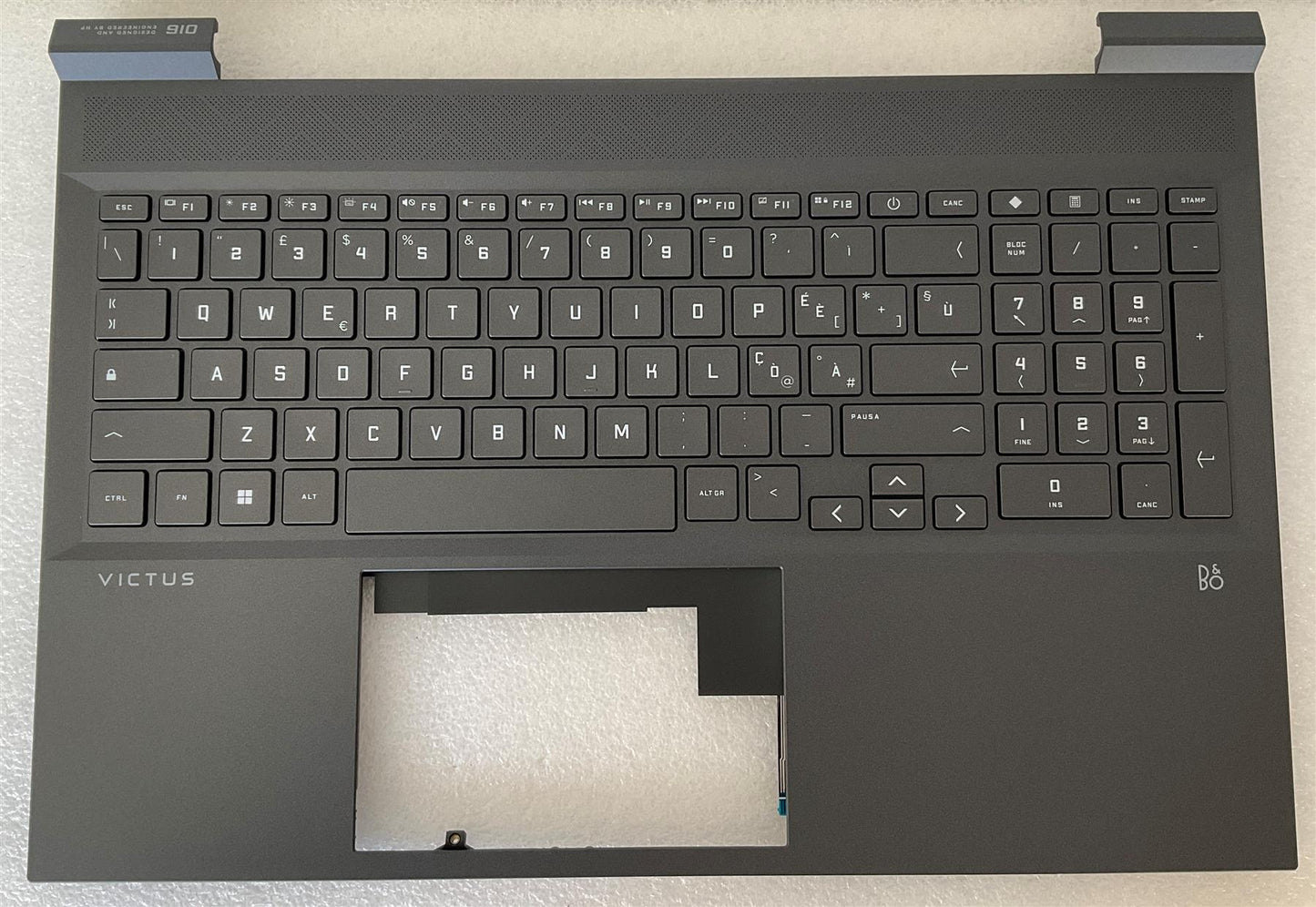 HP VICTUS 16-D 16-E M76862-061 M75757-061 Italy IT Keyboard Palmrest NEW