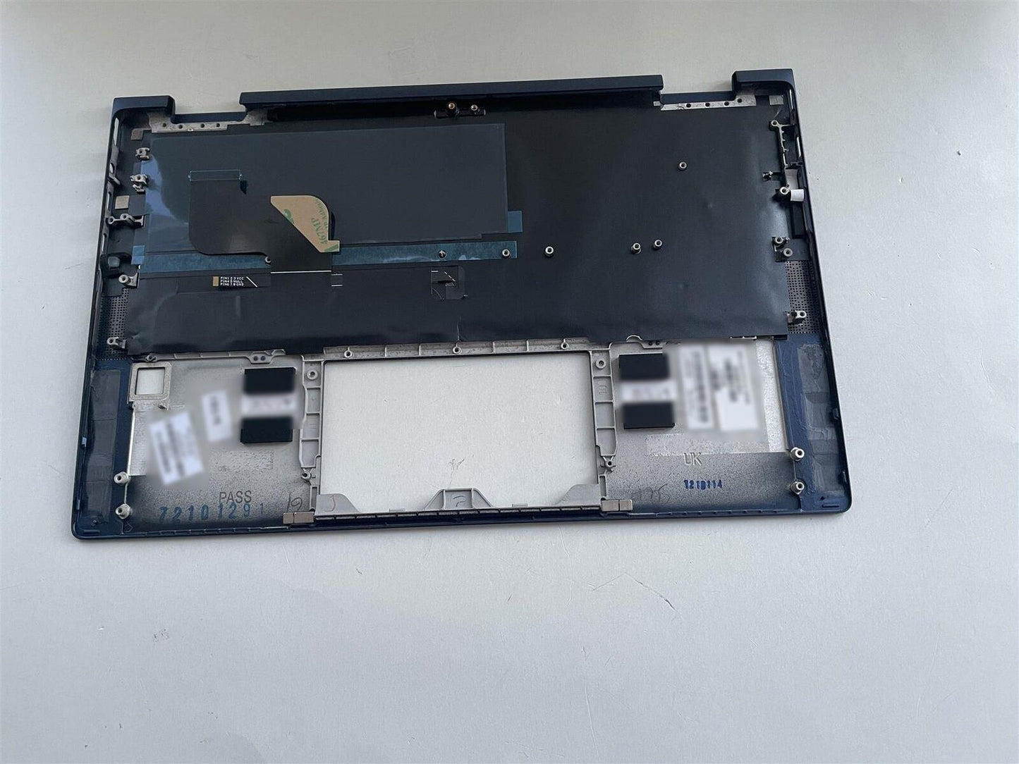 With Stickers, See Photos - HP Dragonfly G2 M42281-031 English UK Palmrest Top Cover Keyboard STICKER NEW