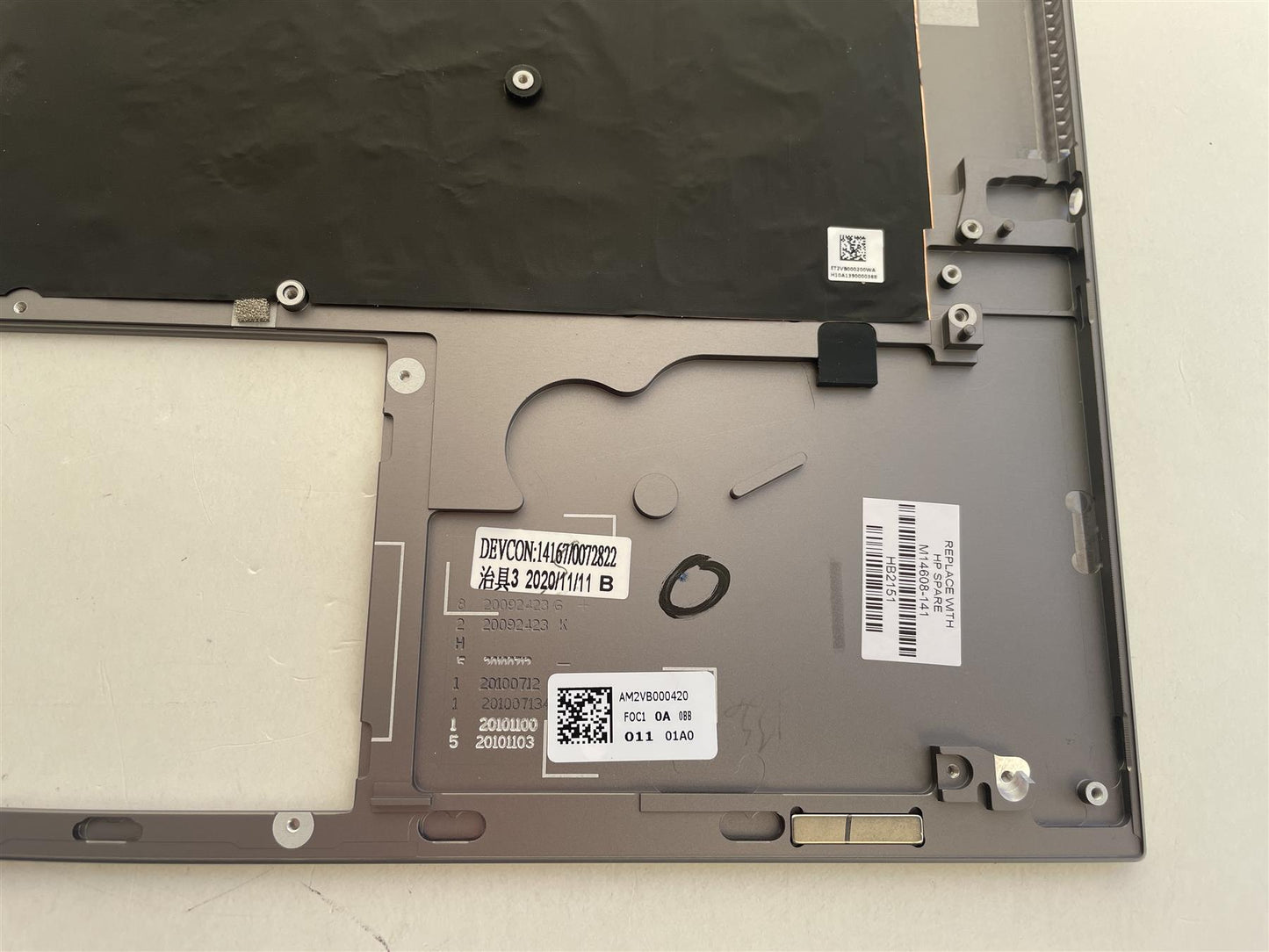 For HP HP ZBook Studio G8 M14608-141 Palmrest Top Cover Keyboard Turkish Tr NEW - We are sending M14609-141