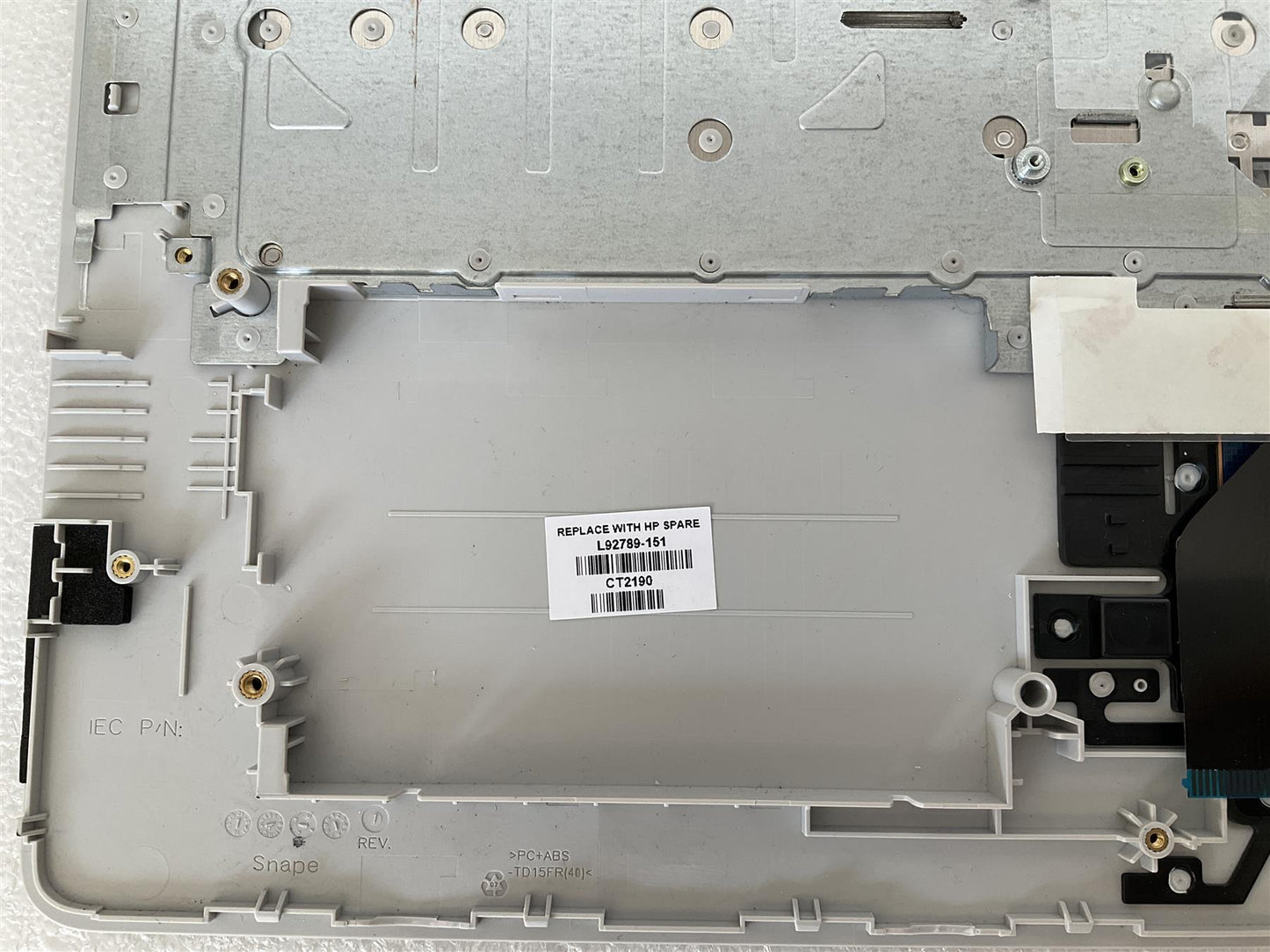 For HP LAPTOP 17-BY 17-CA M01205-151 L92789-151 Greek Keyboard Palmrest NEW