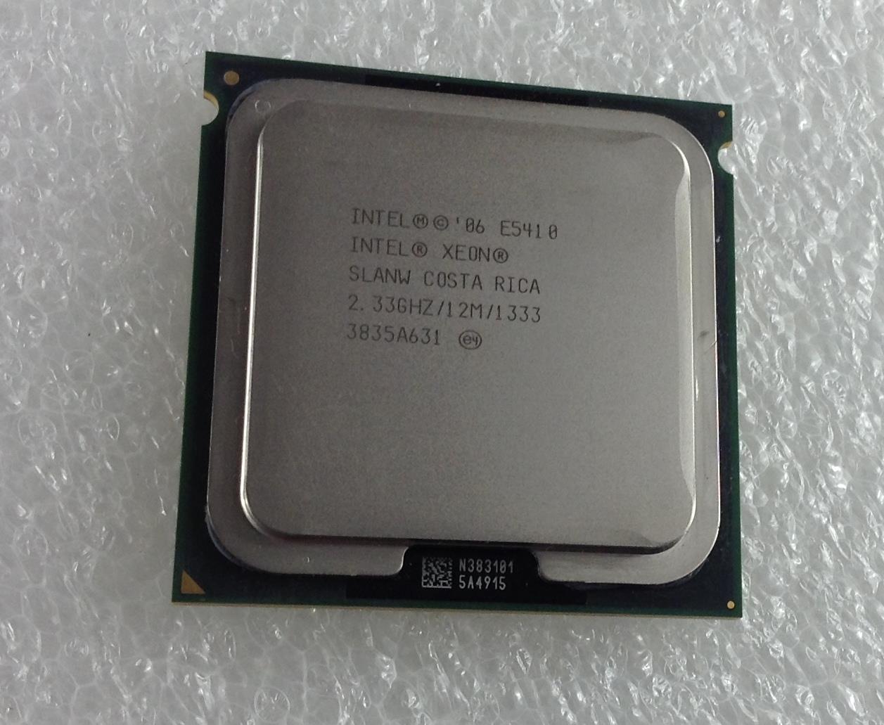 HP 460492-001 XEON E510 HP 460492-001 Intel XEON E5410 CPU Processor SLANW 2.33 Ghz 12M 1333 Intel Xeon Processor E5410 12M Cache 2.33 GHz 1333 MHz FSB