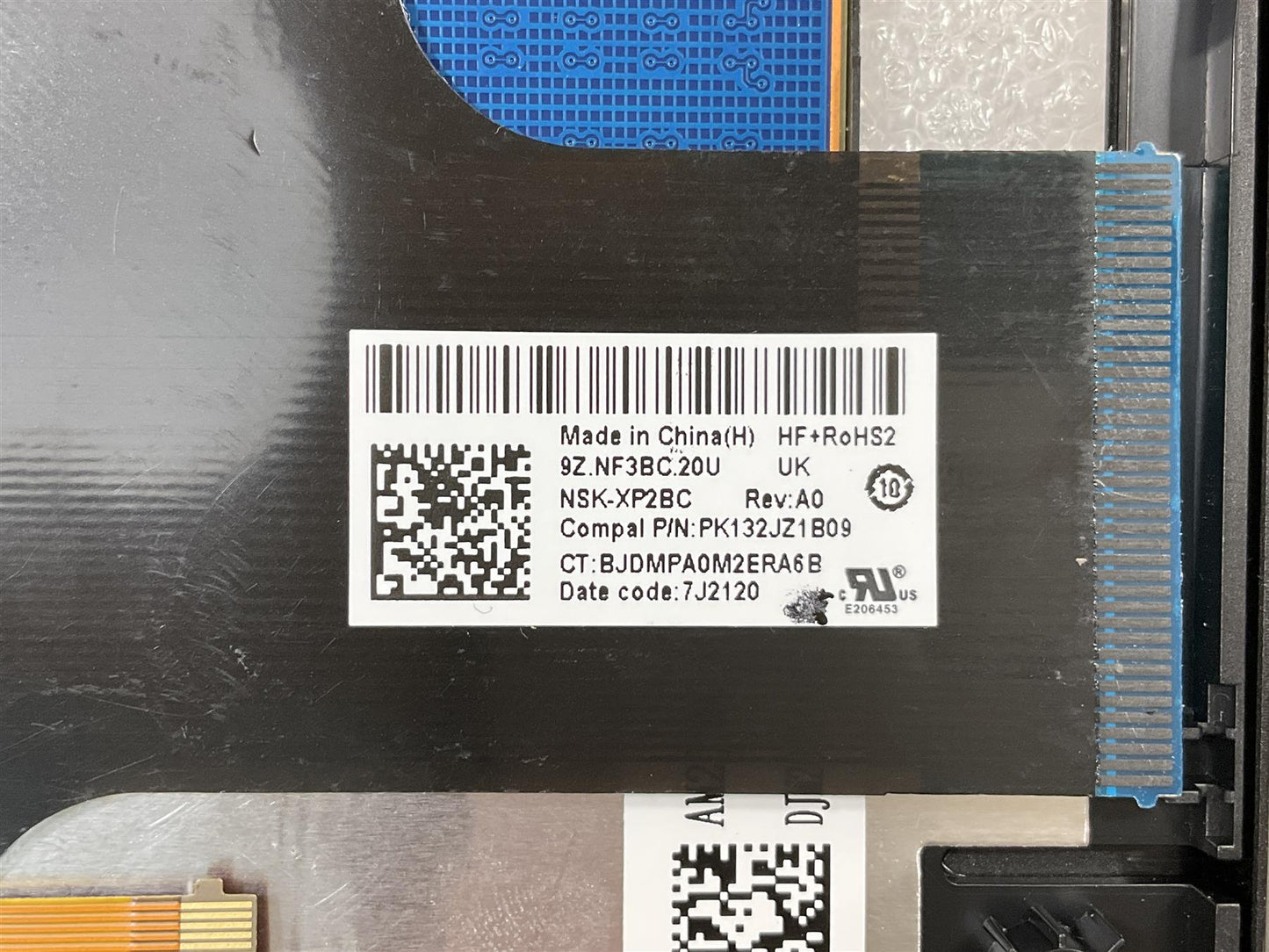 HP Omen 15-DH 15T-DH L61525-031 L57325-031 UK English Keyboard Palmrest NEW