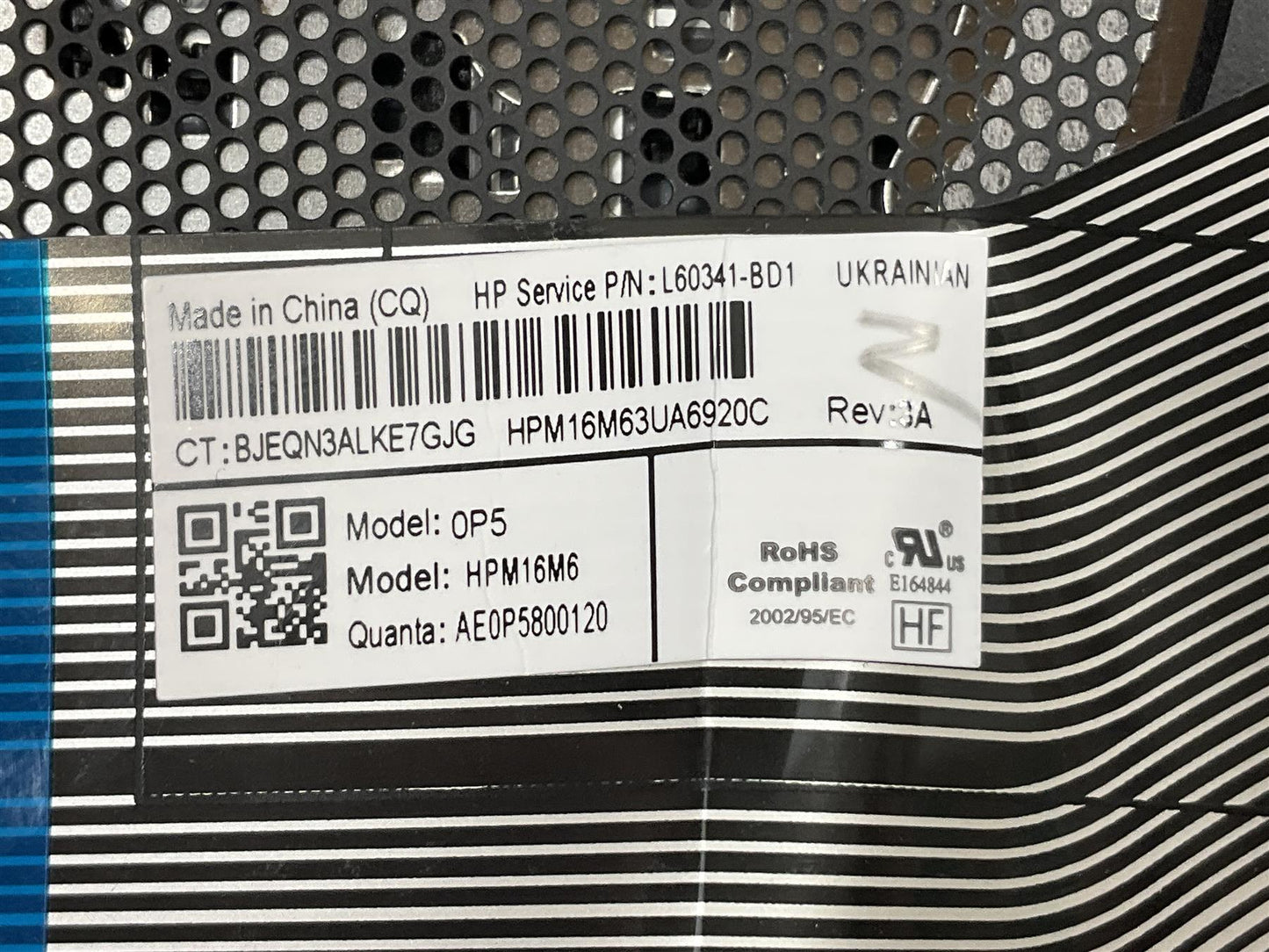 For HP 15S-EQ 15-DY 15-EF L68124-BD1 L63578-BD1 Ukrainian Palmrest Keyboard NEW