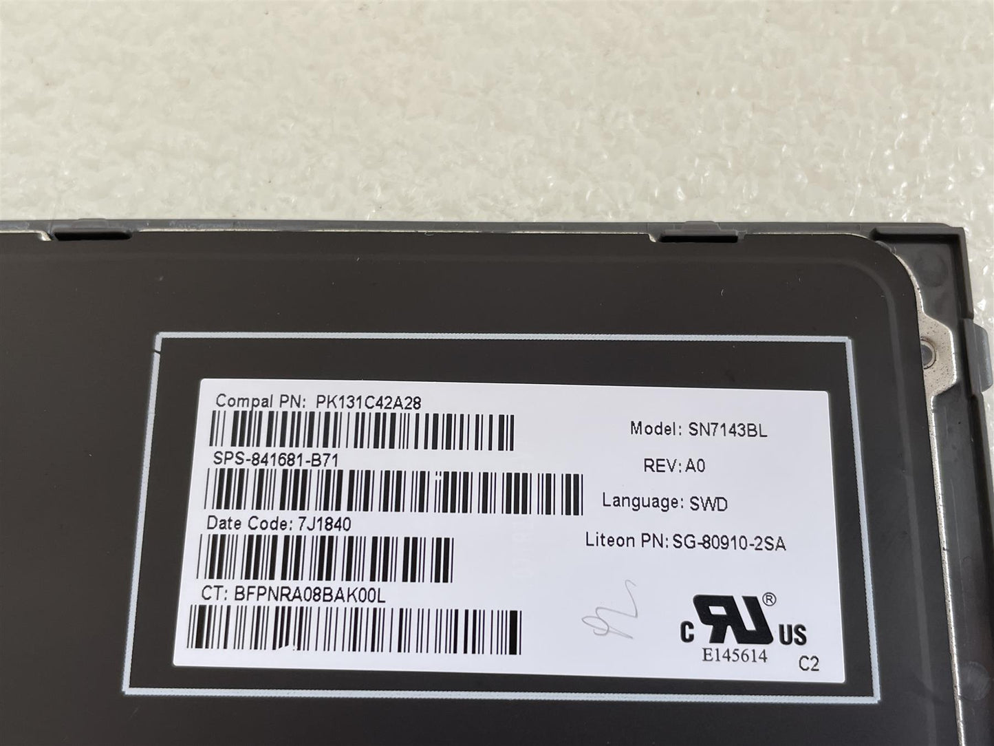 For HP ZBook Studio G3 841681-B71 Keyboard sweden Finland Genuine Original NEW