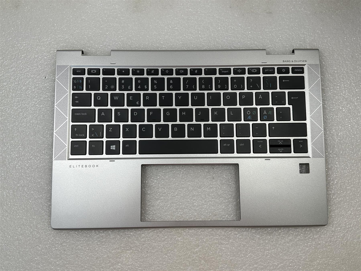 For HP EliteBook x360 830 G8 M46073-DH1 Nordic Palmrest Keyboard Top Cover NEW