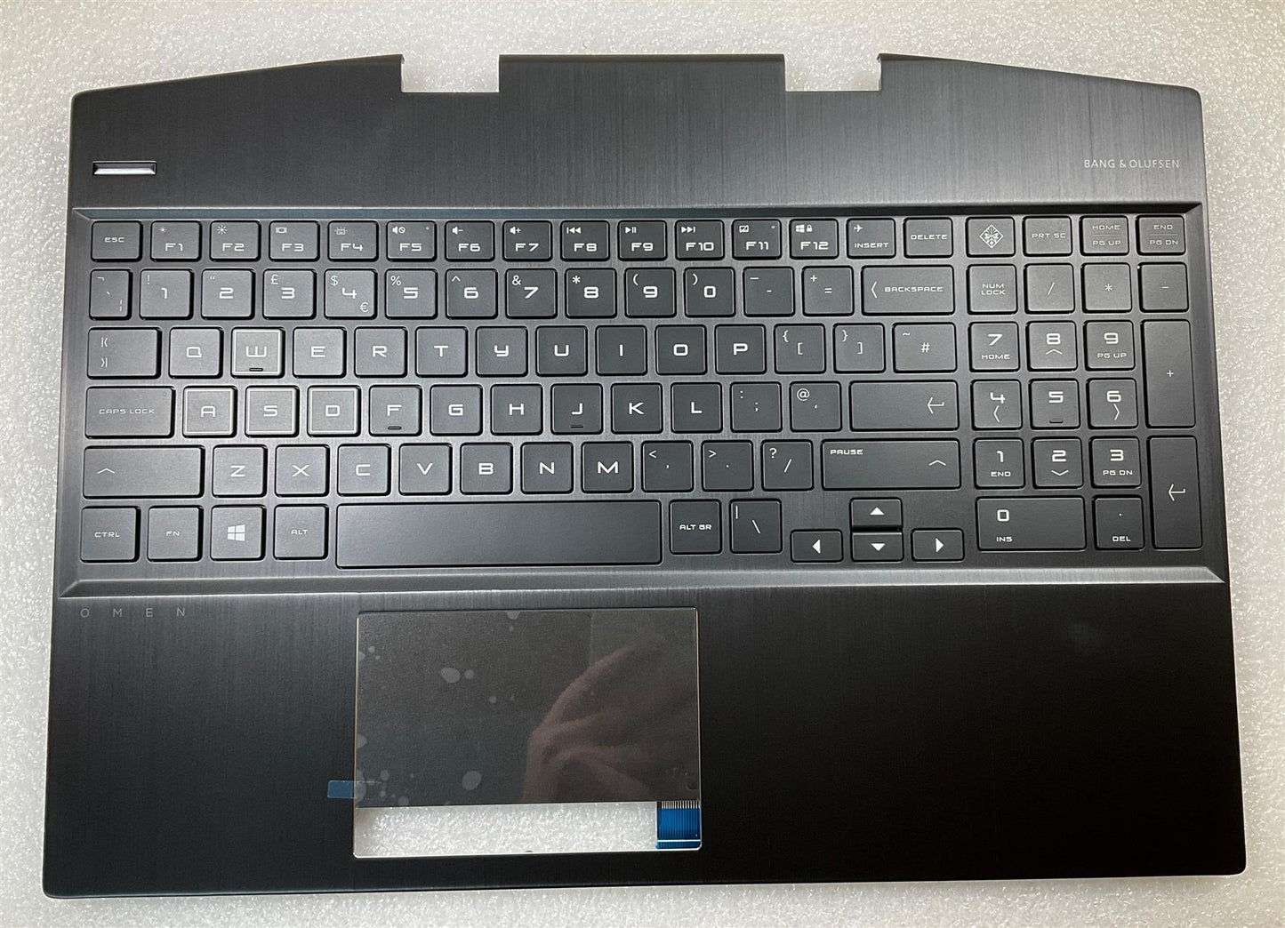HP Omen 15-DH 15T-DH L61525-031 L57325-031 UK English Keyboard Palmrest NEW