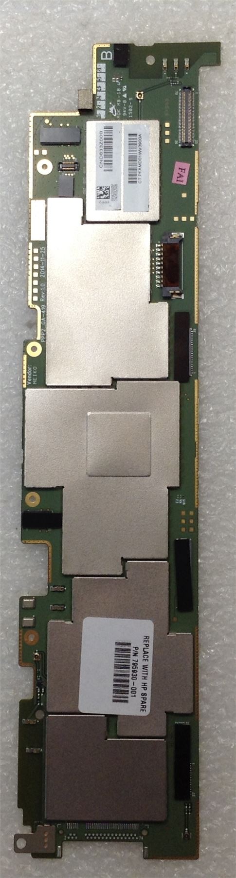 HP PRO SLATE 12 Tablet 795930-001 Qualcomm APQ8074AB 2GB 32GB eMMC Motherboard