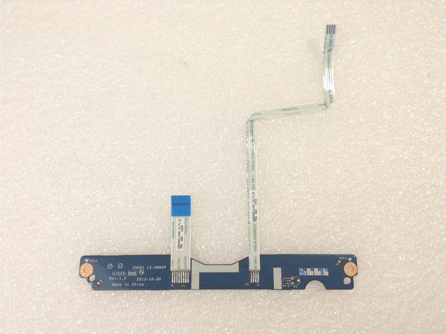 Hp 15-G 749651-001 TouchPad Button Board With Cables Genuine Original NEW