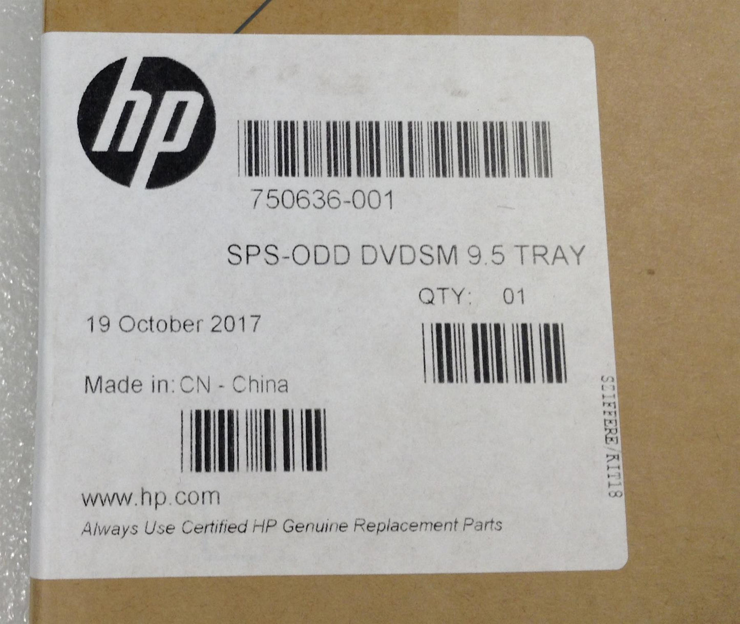 HP 750636-001 Dvd Drive ODD Optic Optical Ultra Slim 9.5mm Tray NEW