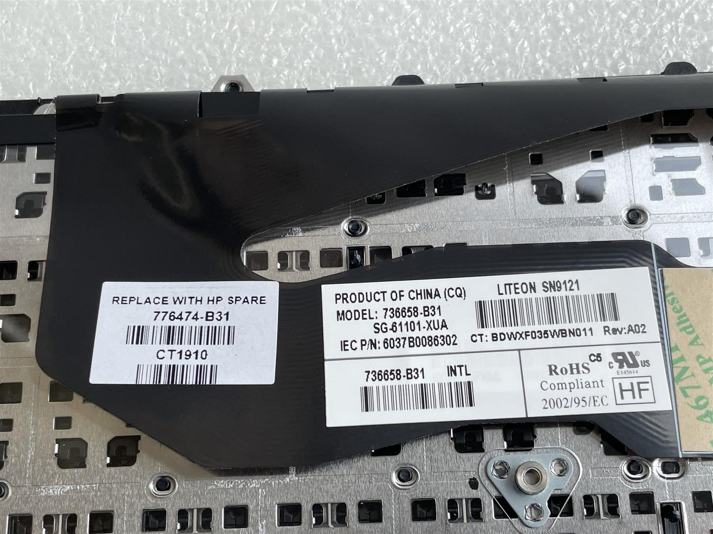 For HP EliteBook 840 G2 740 745 750 755 850 776474-B31 Keyboard Int English