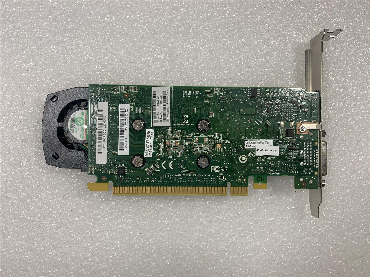 HP 678928-001 680652-001 NVIDIA Quadro 410 Graphics Card GPU PCIe 512MB DDR3 NEW
