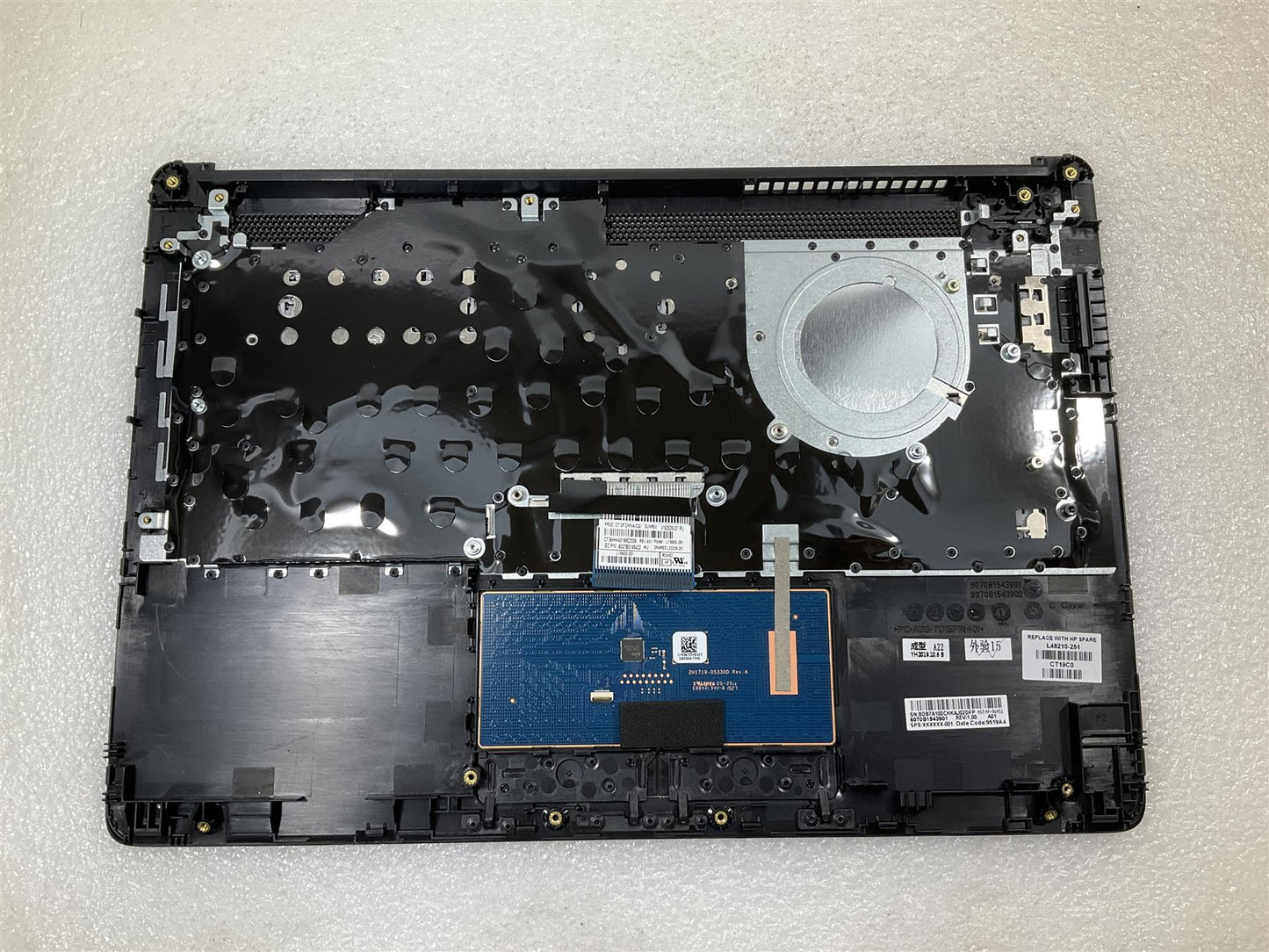 for HP 14-CM 14-CK Laptop L48769-251 L48210-251 Russ Russian Palmrest Keyboard