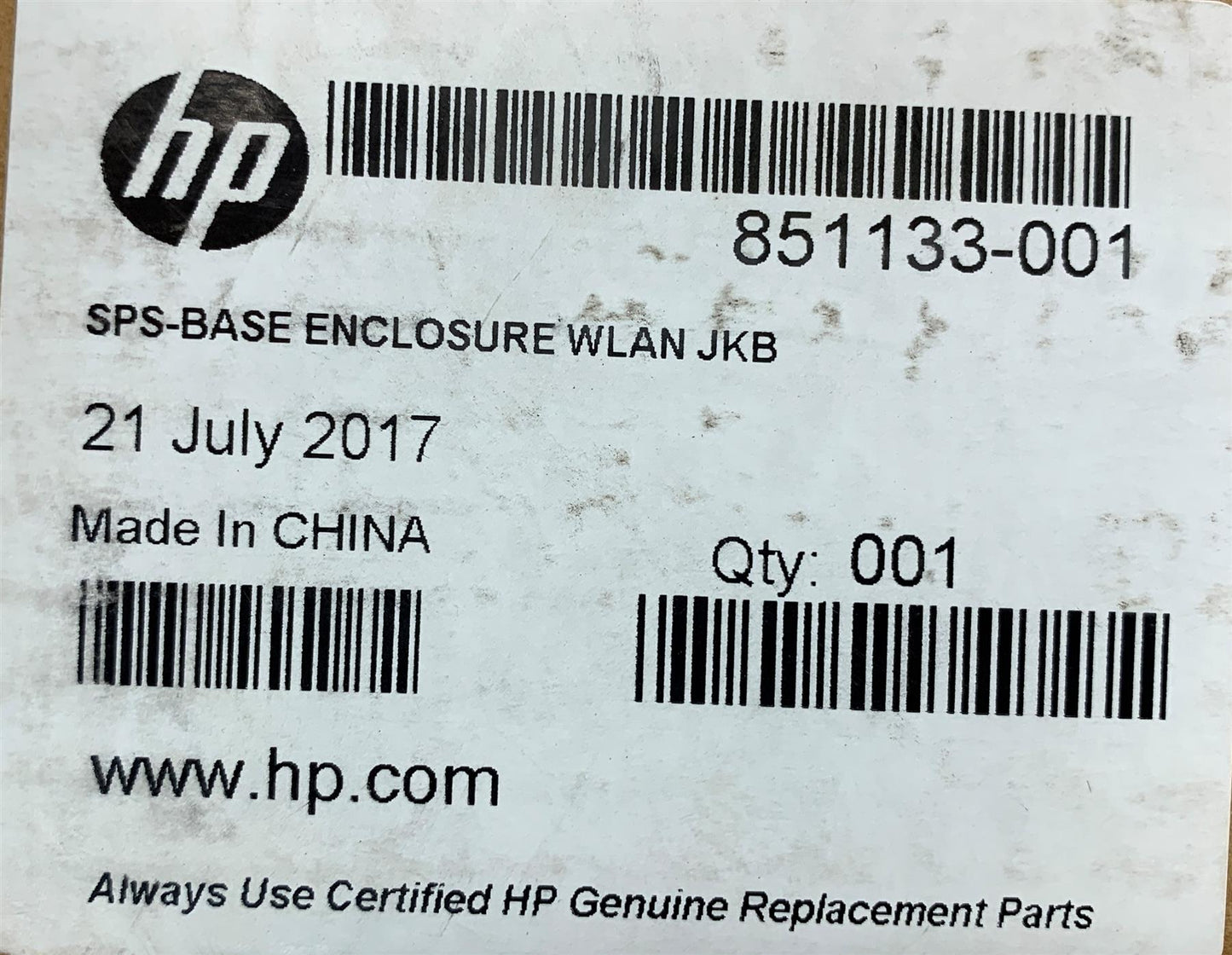 HP Chromebook 11 G4 EE 851133-001 Lower Base Bottom Case Chasis Cover Genuine