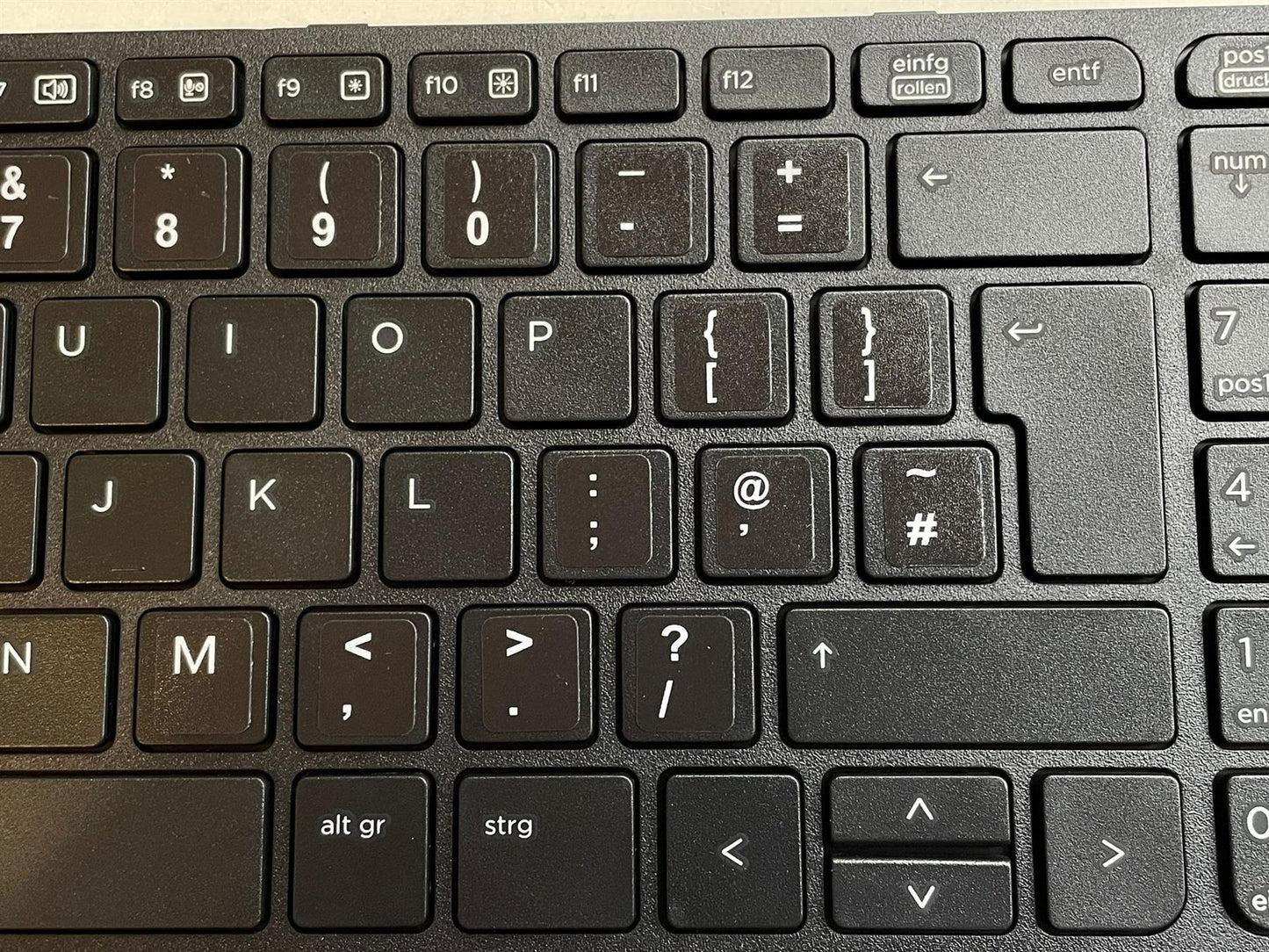 HP ProBook 450 455 470 475 G1 721953-031 English UK Keypad Keyboard With Sticker