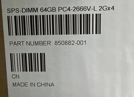 for HP Z8 G4 Workstation L09277-001 64 GB 2666 RAM 2666 ECC Original Genuine NEW