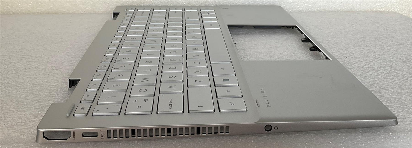 HP PAVILION X360 14-DY 14T-DY M49431-031 M45222-031 UK English Keyboard Palmrest