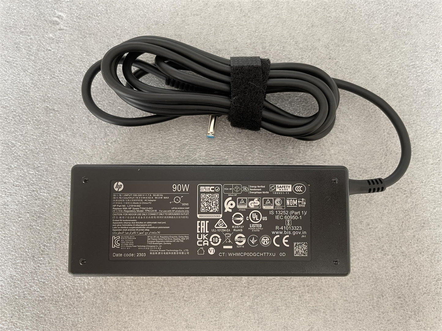 HP 710413-001 L31819-002 TPN-CA18 19.5V 4.62A 90W Power Charger AC Adapter NEW