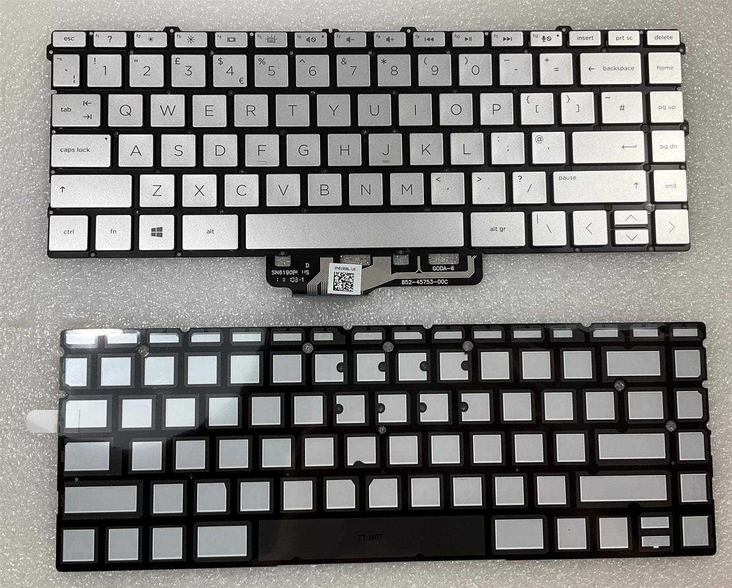 for HP Spectre X360 13-AW 13T-AW L77433-031 L73750-031 UK English Keyboard NEW
