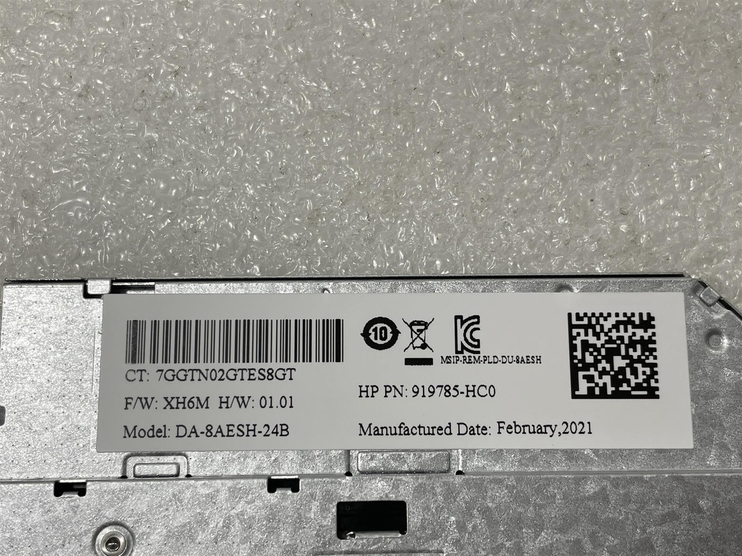 For Hp 920420-003 250 G6 255 G6 ODD DVD Writer 9.0mm 9.5mm RW CD drive writer DA-8AESH 849055-HC3 DU-8AESH-HC3 DU 8AESH