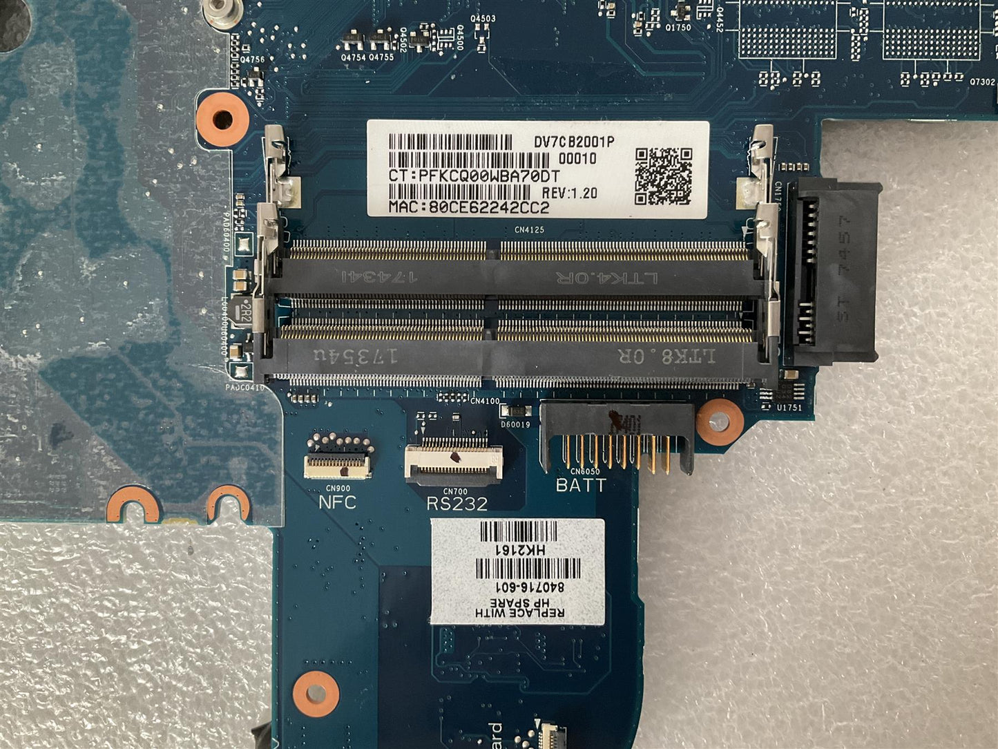 for HP ProBook 640 650 G2 840716-001 601 Intel Core I5-6200U UMA Motherboard NEW
