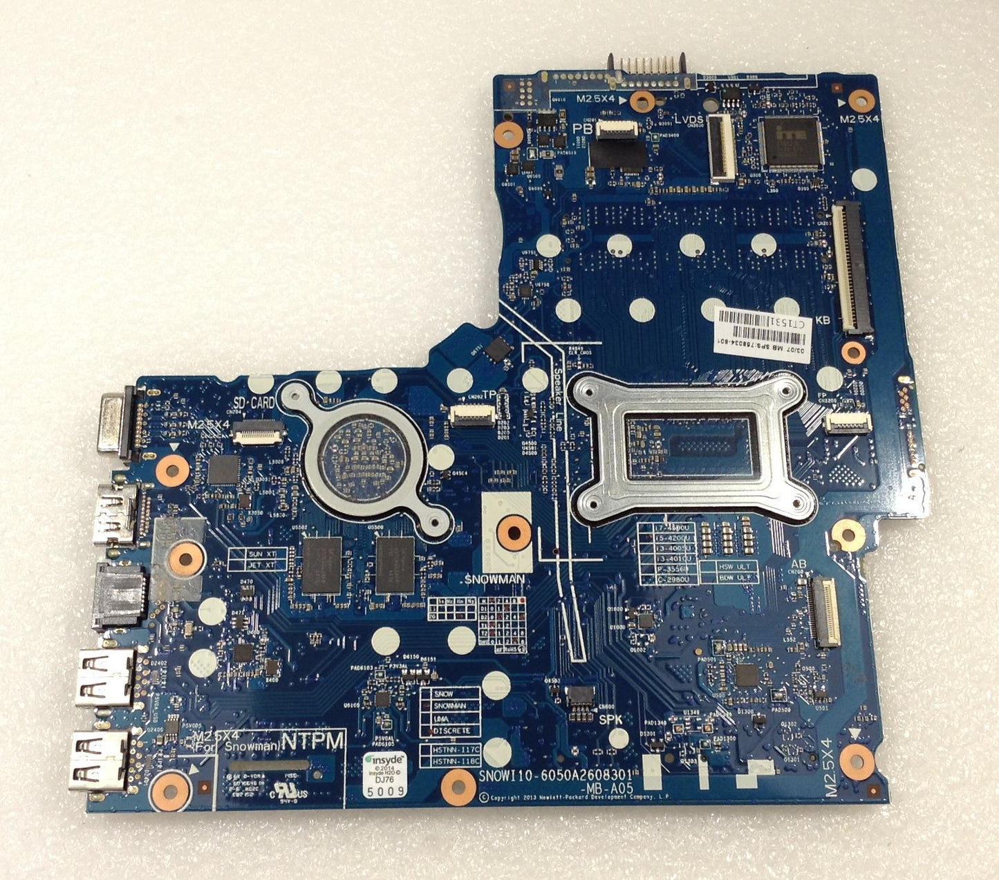 HP 350 355 G2 Notebook PC 758034-601 sending 796389 501 001 i5-4200U Motherboard Genuine NEW