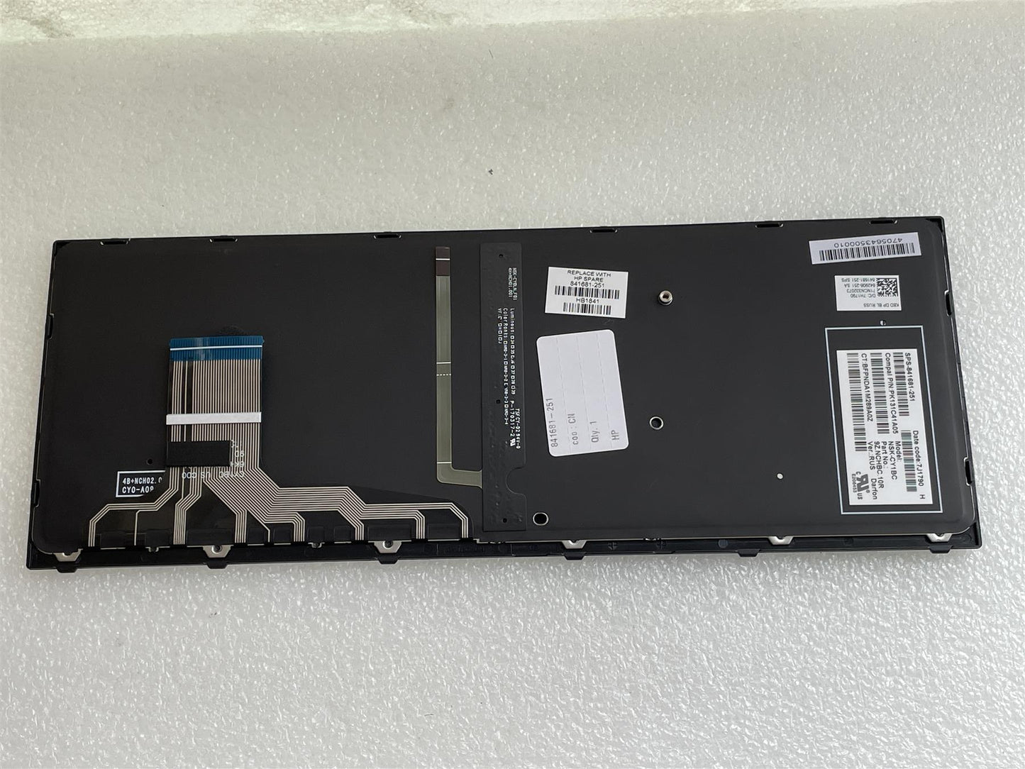 For HP ZBook Studio G3 841681-251 Keyboard Russian Rus Original NEW