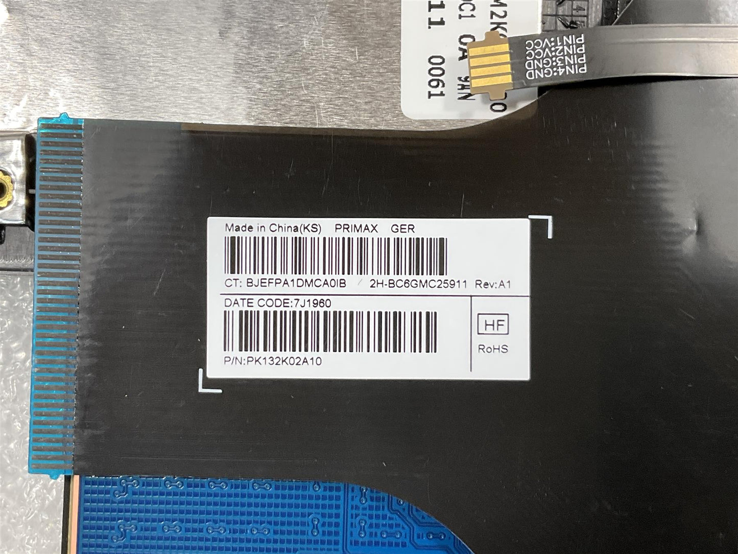 HP Omen 17-CB 17T-CB L63807-041 L62862-041 Germany German GR Keyboard Palmrest