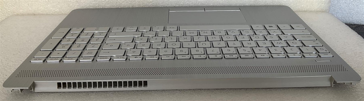 HP 15-DW 15Z-GW 15S-DU L53736-211 L52022-211 L53740-211 L52154-211 Hungarian Keyboard Palmrest NEW